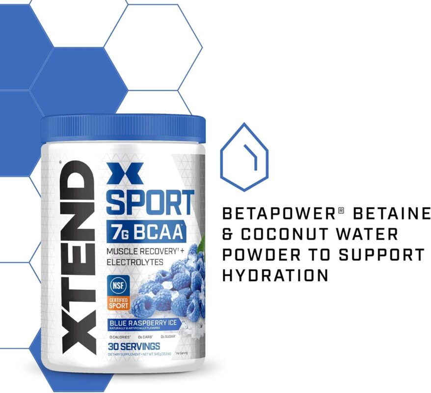 XTEND Sport BCAA Powder Blue Raspberry Ice