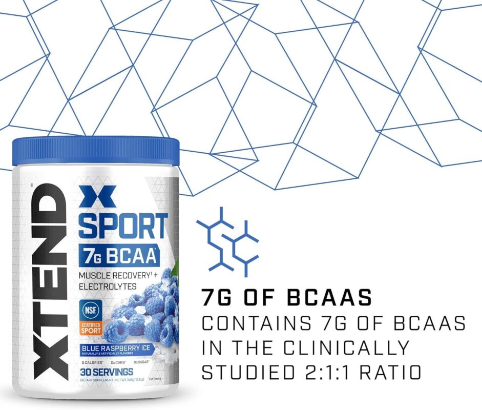 XTEND Sport BCAA Powder Blue Raspberry Ice