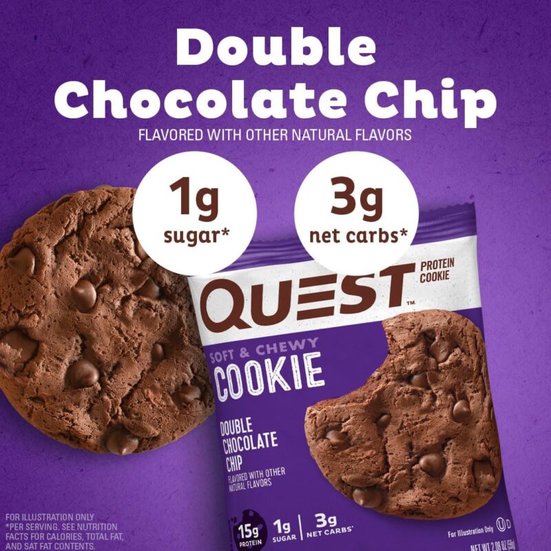 Quest Nutrition Double Chocolate Chip Protein Cookie